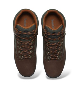 Timberland Bottes en cuir Euro Hiker marron foncé