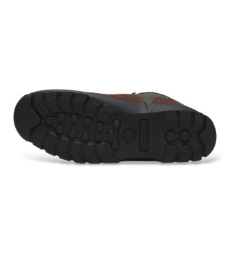 Timberland Bottes en cuir Euro Hiker marron foncé