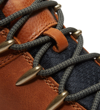 Timberland Botas de Piel Euro Sprint Mid marrón