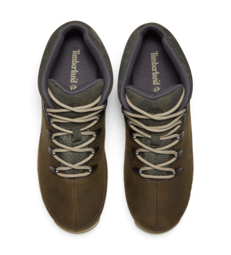 Timberland Leather Boots Euro Sprint Mid brown greenish brown