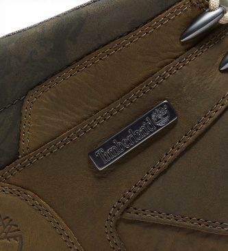 Timberland Leather Boots Euro Sprint Mid brown greenish brown