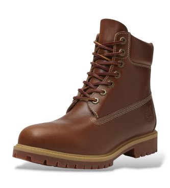 Timberland Brown leather Heritage ankle boots