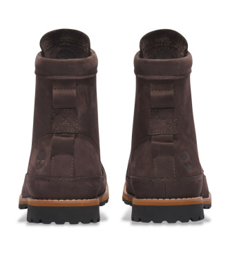 Timberland Bottes en cuir Originals Mid Lace Up marron