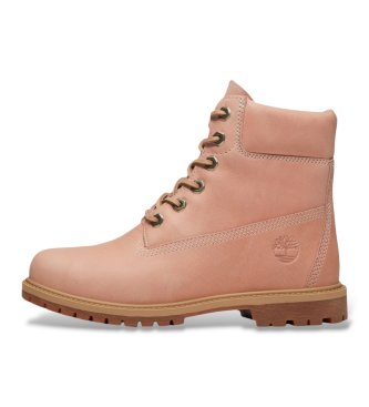 Timberland Pink Premium leather ankle boots