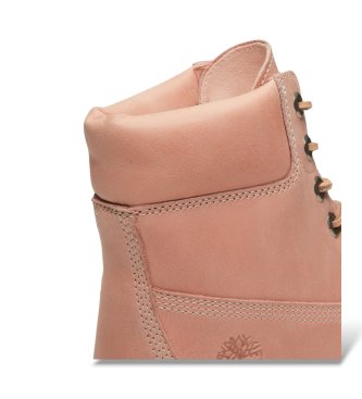 Timberland Pink Premium leather ankle boots