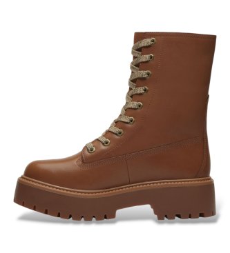 Timberland Stone Street brown leather boots