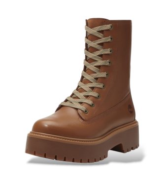Timberland Stone Street brown leather boots