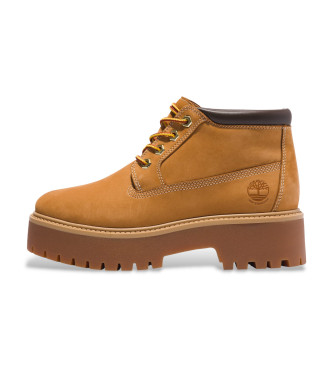 Timberland Stone Street brune ankelstvler i lder