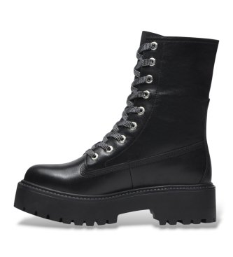 Timberland Botas de couro Stone Street preta