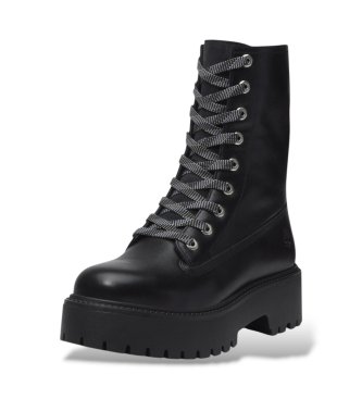 Timberland Botas de couro Stone Street preta