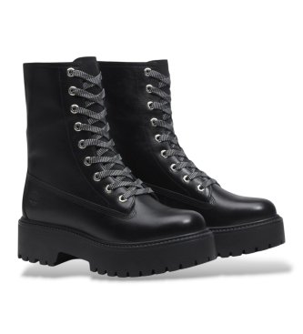 Timberland Botas de couro Stone Street preta