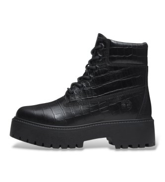 Timberland Stone Street black leather boots