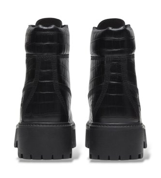 Timberland Stone Street black leather boots
