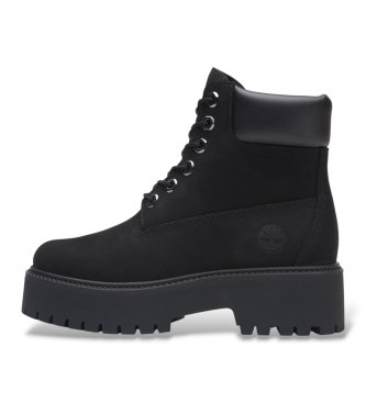 Timberland Bottes en cuir Stone Street noires