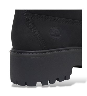 Timberland Bottes en cuir Stone Street noires