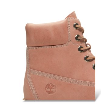 Timberland Stone Street pink leather boots