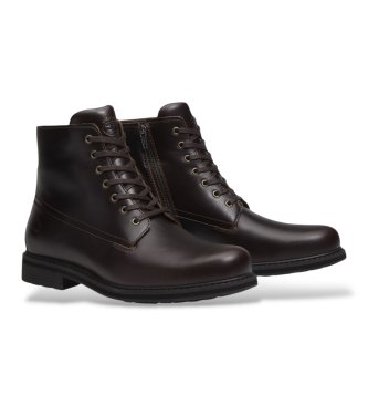 Timberland Stormbucks mørkebrun læderstøvler