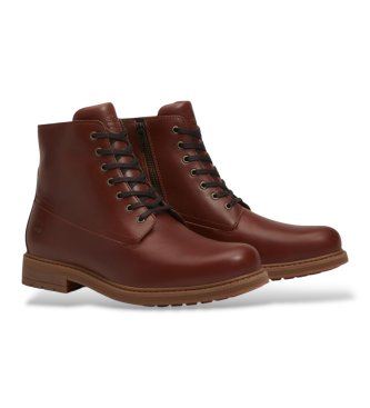 Timberland Brown Stormbucks leather ankle boots