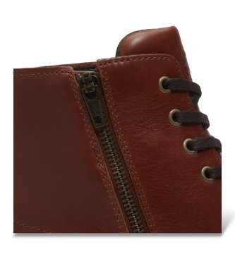 Timberland Brown Stormbucks leather ankle boots
