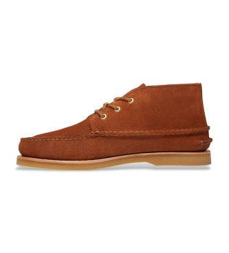 Timberland Botas n�uticas artesanais castanhas