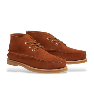 Timberland Botas n�uticas artesanais castanhas