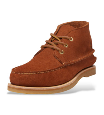 Timberland Botas n�uticas artesanais castanhas