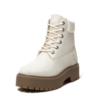 Timberland Stone Street grey waterproof leather boots with platform 6 