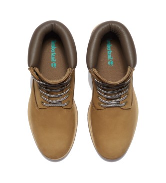 Timberland Stivaletti in pelle marrone impermeabile di prima qualit da 6 pollici