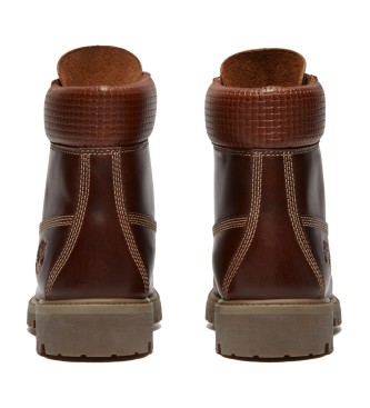 Timberland 6-palčni vodoodporni usnjeni čevlji Premium Brown