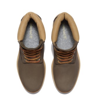 Timberland 6-palčni vodoodporni usnjeni čevlji Premium Brown