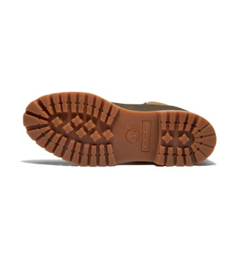 Timberland 6-palčni vodoodporni usnjeni čevlji Premium Brown