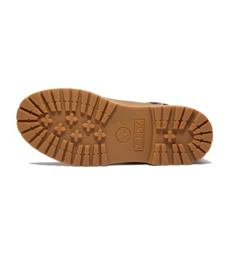 Timberland 6-palčni usnjeni škornji Premium rjave barve