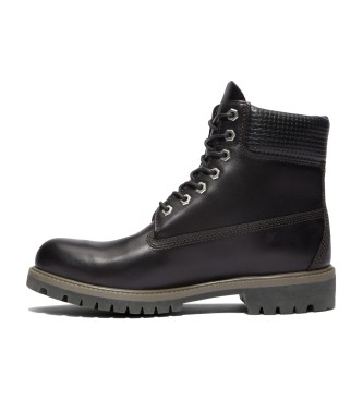 Timberland 6-palčni vodoodporni usnjeni čevlji Premium Black
