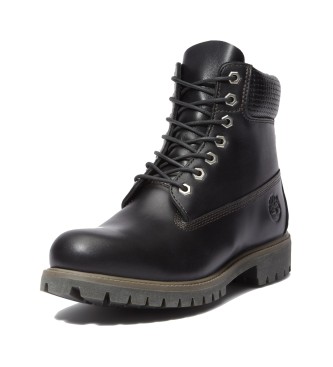 Timberland 6-palčni vodoodporni usnjeni čevlji Premium Black