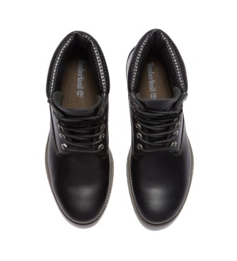 Timberland 6-palčni vodoodporni usnjeni čevlji Premium Black