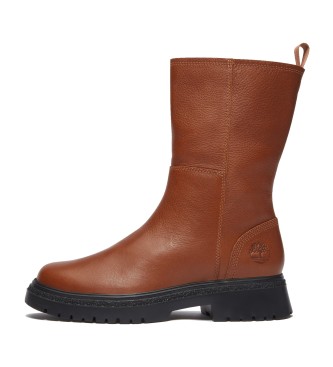 Timberland Visoki škornji Cambria Valley iz rjavega usnja