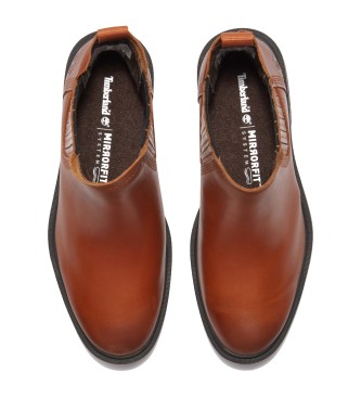 Timberland Bottines en cuir Brimfield Chelsea, marron