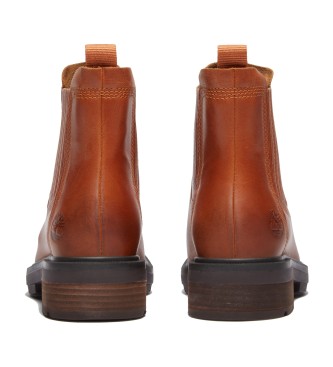 Timberland Bottines en cuir Brimfield Chelsea, marron