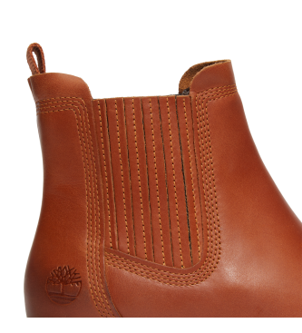 Timberland Bottines en cuir Brimfield Chelsea, marron