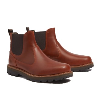 Timberland Rjavi Britton Road Chelsea usnjeni škornji