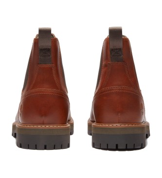 Timberland Rjavi Britton Road Chelsea usnjeni škornji