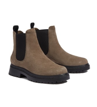 Timberland Cambria Valley brune chelsea ankelstvler i lder