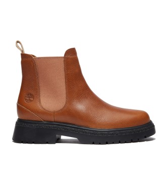 Timberland Cambria Valley brown leather chelsea ankle boots