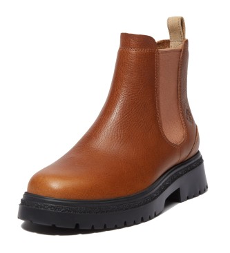 Timberland Cambria Valley brown leather chelsea ankle boots
