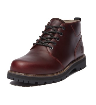 Timberland Stivali Chukka impermeabili in pelle color bordeaux Britton Road