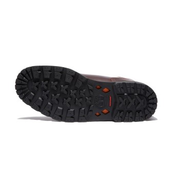 Timberland Stivali Chukka impermeabili in pelle color bordeaux Britton Road