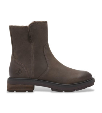 Timberland Stivali Brimfield in pelle marrone con fodera calda