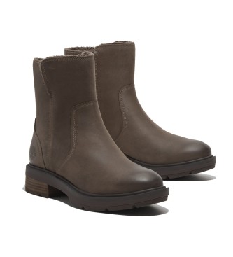Timberland Stivali Brimfield in pelle marrone con fodera calda