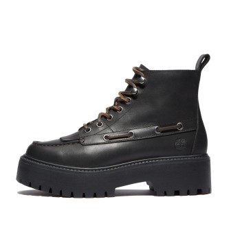Timberland Stone Street leren enkellaarsjes zwart