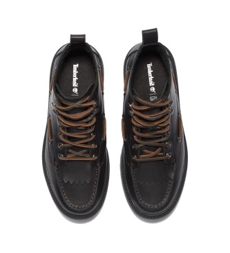 Timberland Stone Street leren enkellaarsjes zwart